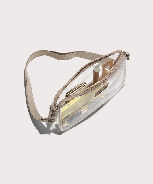 Nora Stadium Shoulder Bag in Clear