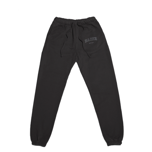 Varsity Logo Sweatpants in Onyx, XS