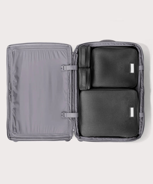 Sydney Checked Luggage in Ash, Larger - 28.5 inch