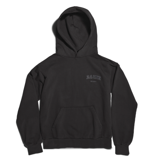 Varsity Logo Hoodie in Onyx, 4X