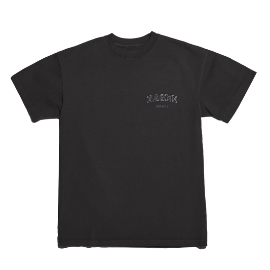 Varsity Logo T-shirt in Onyx, 4X