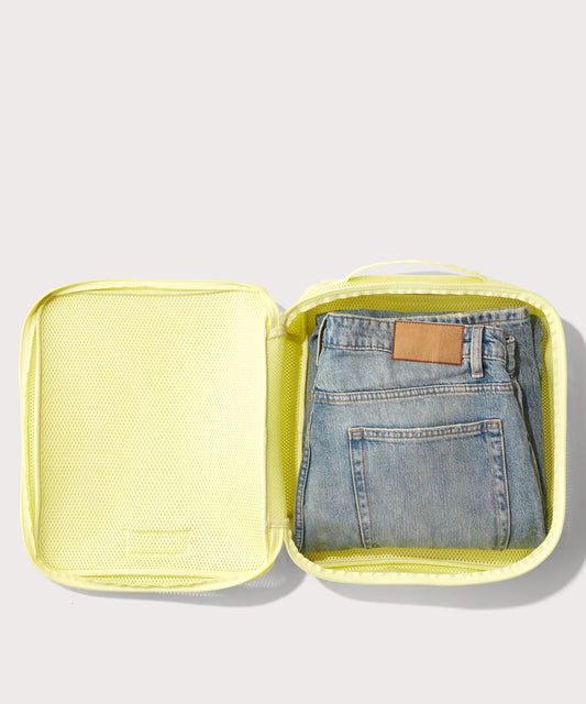 Roma Packing Cube in Citrine Air Mesh, Large