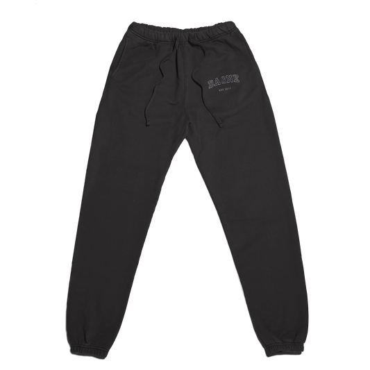 Varsity Logo Sweatpants in Onyx, XS